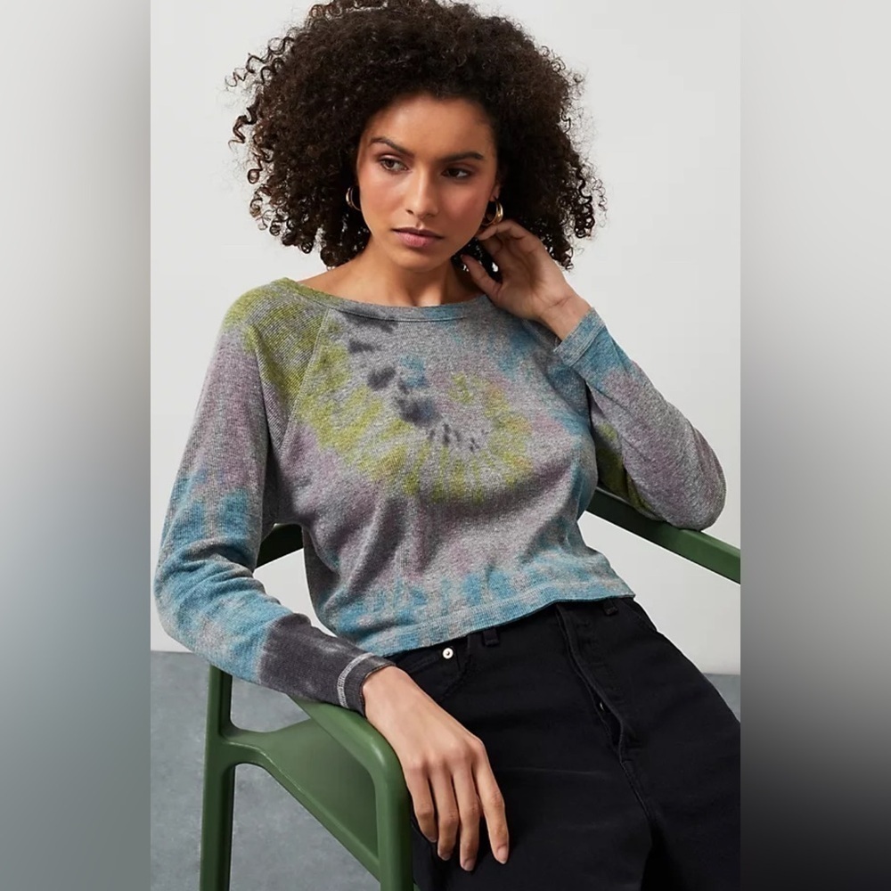 ☀️Chaser Tie Dye Crop Top from Anthropologie 🔥 NWT